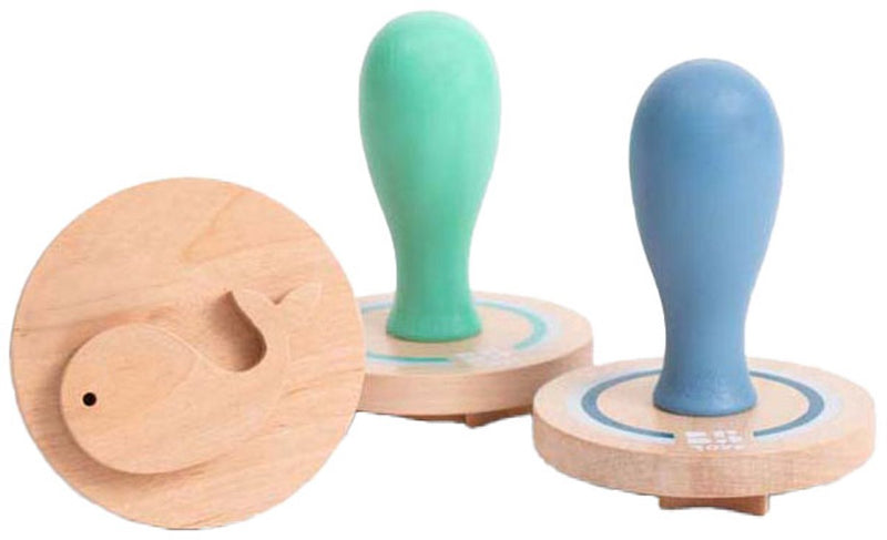 Forme di timbro di sabbia in legno 3 pezzi BS giocattoli