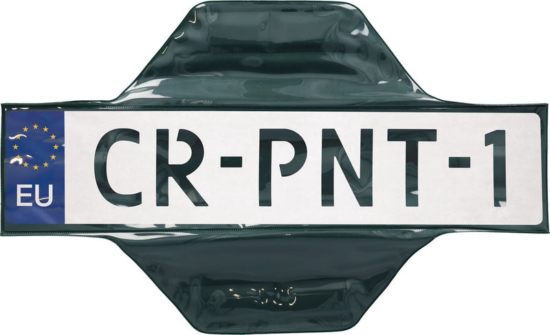 Copritarga magnetico Carpoint – 52x11 cm – trasparente – fissaggio temporaneo – riutilizzabile