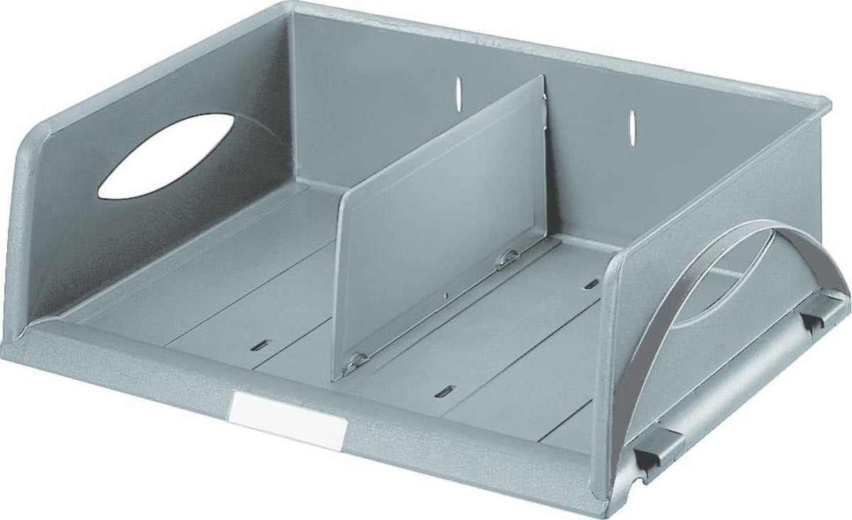 Bandeja carta Ty Leitz Sor estándar 5230 gris de pie + 1 mampara