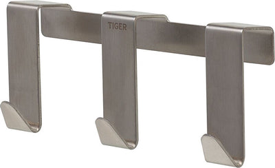 Tiger basic - gancio per porta 20 mm - acciaio inossidabile spazzolato