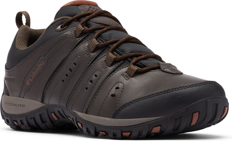 Scarponi da trekking impermeabili da uomo Columbia woodburn ii - cordovan, cannella