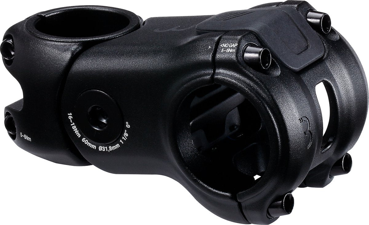 Bbb cycling actionstem - suspension stem racing bike, gravel bike e-bike - 31.8mm - adjustable 0° to +3.5° - high shock absorption - different riding positions - length: 80mm - bhs-52