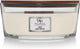 Vela perfumada Woodwick Heartwick Flame Ellipse - Lino - 50 horas de combustión