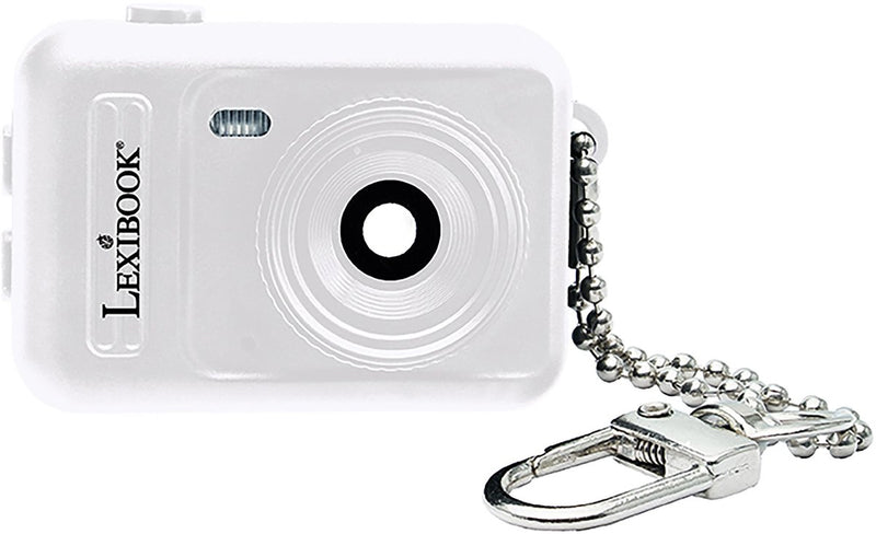 Lexibook sleutelhanger miniatuur digitale camera wit met ingebouwd flashgeheugen
