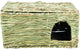 Trixie casita de césped angular - accesorio jaula - 45x22x27 cm