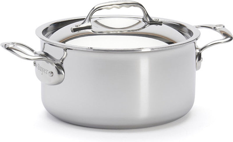 Debuyer de buyer affinity braadpan met deksel - ø 20cm - rvs