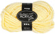 Creativ company hilo acrílico fantasia, l: 35 m, maxi, amarillo claro, 50 g 1 ovillo