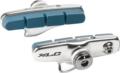 Xlc bs-r02 remblokjes - shimano - set van 4 stuks - 55mm - zilver blauw