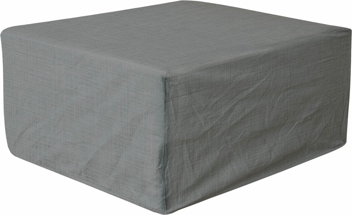 Eurotrail funda protectora impermeable reposapiés mesa de centro, cantonic 100x100x50 cm, gris
