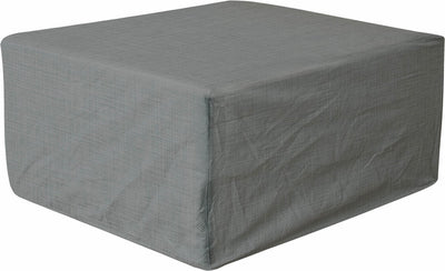 Eurotrail copertura protettiva impermeabile poggiapiedi tavolino, cantonic 100x100x50 cm, grigio