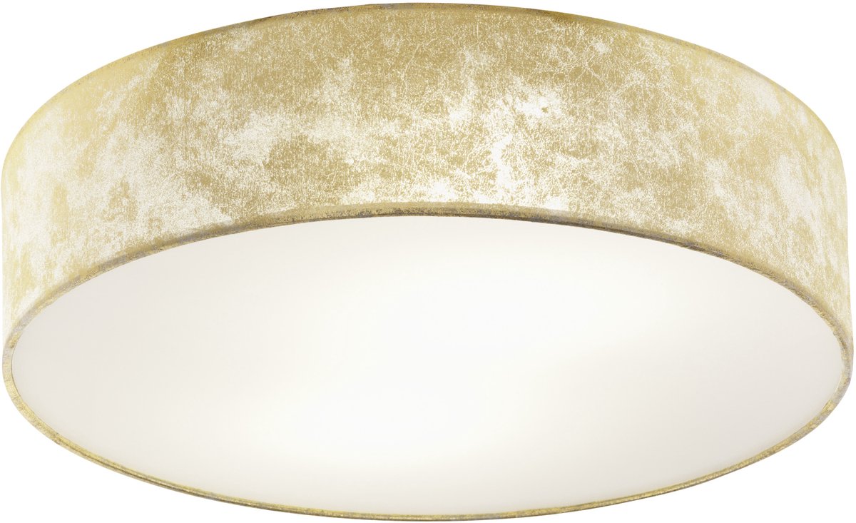 Eglo viserbella plafondlamp - e27 - ø 38 cm - champagne|goud