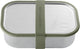 Aya ida aya ida - lonchera - caja de almacenamiento - llévala contigo - pan - 1000ml - verde tropical