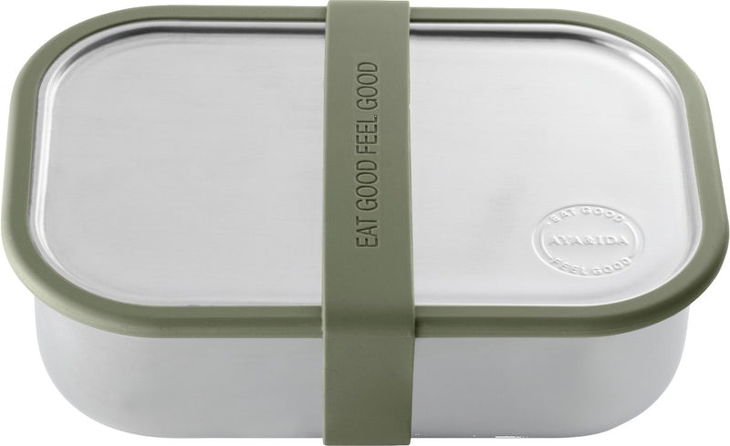 Aya ida aya ida - lonchera - caja de almacenamiento - llévala contigo - pan - 1000ml - verde tropical