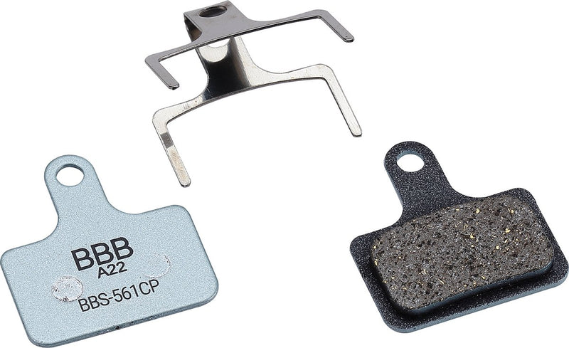 Pastillas de freno de disco bbb diskstop coolfin shimano - pastillas de freno de repuesto para sistema coolfin compatibles con frenos de disco shimano - orgánicas con aletas de refrigeración - bbs-561cp