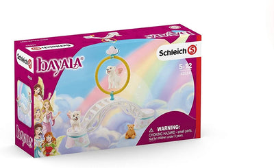 Schleich bayala - addestramento del leoncino alato - set di personaggi da gioco - giocattoli per bambini per ragazzi e ragazze - da 5 a 12 anni - 42524