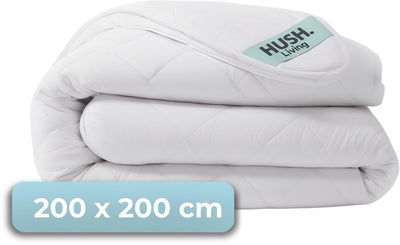 Hush. living hush living dekbed tweepersoons 200x200 cm - 350 gsm - warm, ademend en lichtgewicht - geschikt voor alle seizoenen