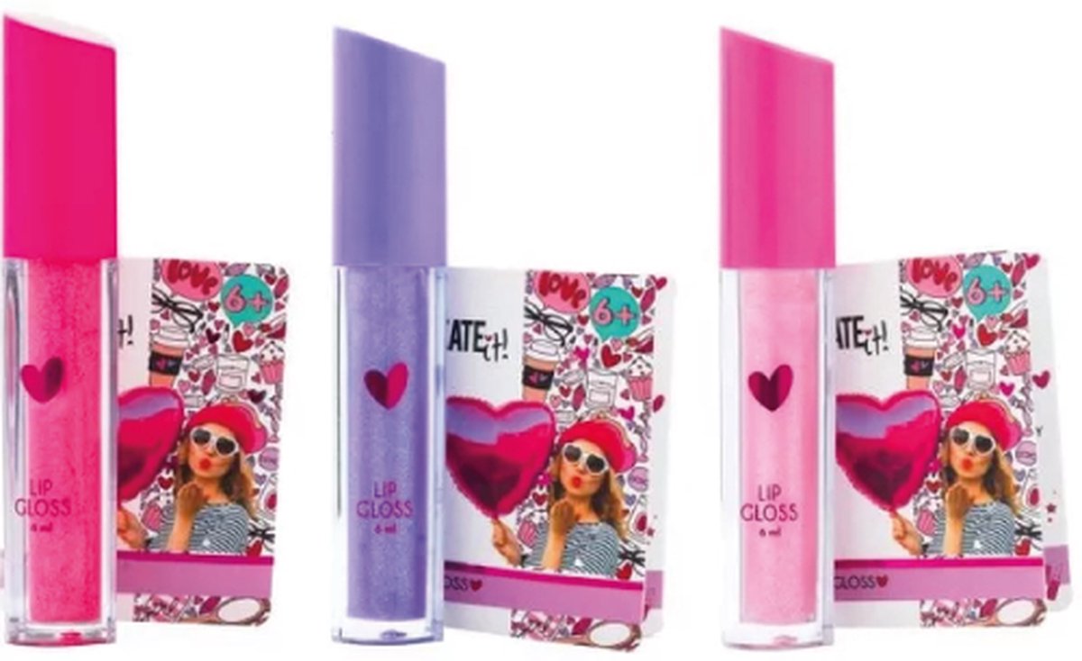 ¡Ciéntalo! Brillo labial de corazón