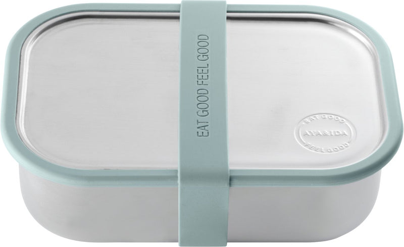 Aya ida aya ida - lonchera - caja de almacenamiento - llévala contigo - pan - 1000ml - verde menta