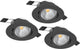 Faretto da incasso Eglo saliceto - LED - ø 8,8 cm - nero - dimmerabile - set da 3 pezzi - inclinabile