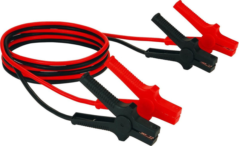 Cavi avviamento Einhell bt-bo 25 1 a - per motore a benzina: max. cilindrata: 5500 cm³ - per motore diesel: max. cilindrata: 3000 cm³ - lunghezza cavo: 3,5 m - sezione: 31,4 mm² - intensità: 350 a - fornito in borsa per il trasporto