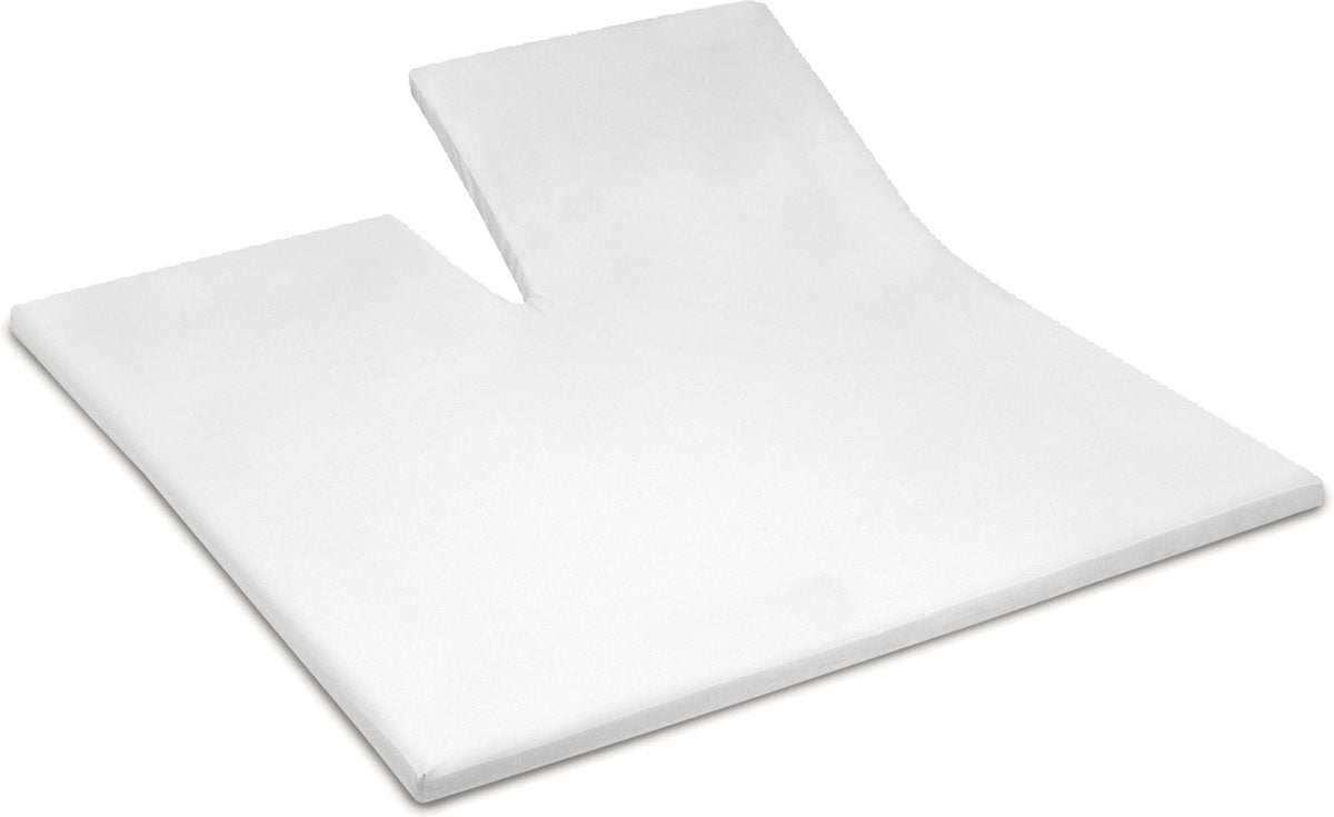 Cenicienta - fin de semana - sábana bajera ajustable con división - 200x210 cm - hasta 15 cm de altura del colchón - 100% algodón - blanco