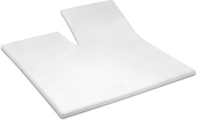 Cenicienta - fin de semana - sábana bajera ajustable con división - 200x210 cm - hasta 15 cm de altura del colchón - 100% algodón - blanco