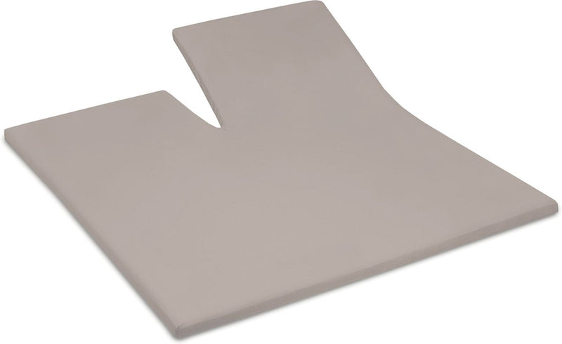 Cenicienta - domingos - sábana bajera ajustable con abertura - 200x220 cm - hasta 15 cm de altura del colchón - 100% satén de algodón - topo
