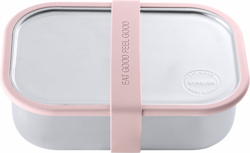 Aya ida aya ida - lunch box - opbergdoos - meenemen - brood - 1000ml - soft rose