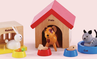 Animali domestici delle bambole Hape