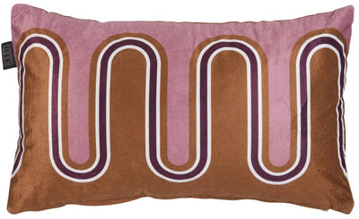 Cojín decorativo Kaat amsterdam shirley - 30x50 cm - rojo ladrillo -