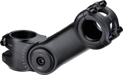Bbb cycling highsix bike stem 110mm – adjustable stem -40° +40° angle – 25.4mm handlebars – black – bhs-28