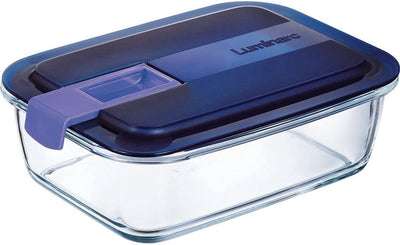 Luminarc easy box - 122cl - rettangolare con coperchio