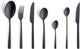 Amefa manille - Servizio posate 42 pezzi per 6 persone - Nero opaco
