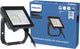 Philips led philips projectline schijnwerper - 20 w - warmwit licht