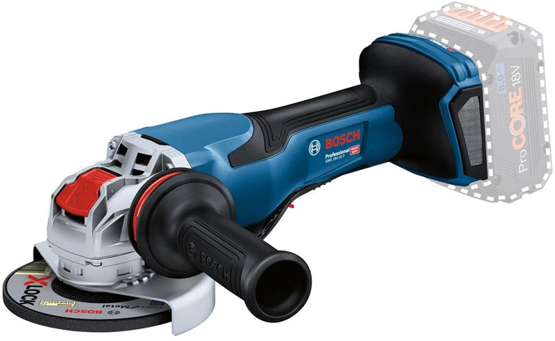 Amoladora angular inalámbrica bosch professional gwx 18v-15 p 125mm 18v cuerpo básico en l-boxx - 06019h6f01