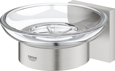 Grohe start cube zeepschaal met houder - supersteel (rvs look) 41096dc0