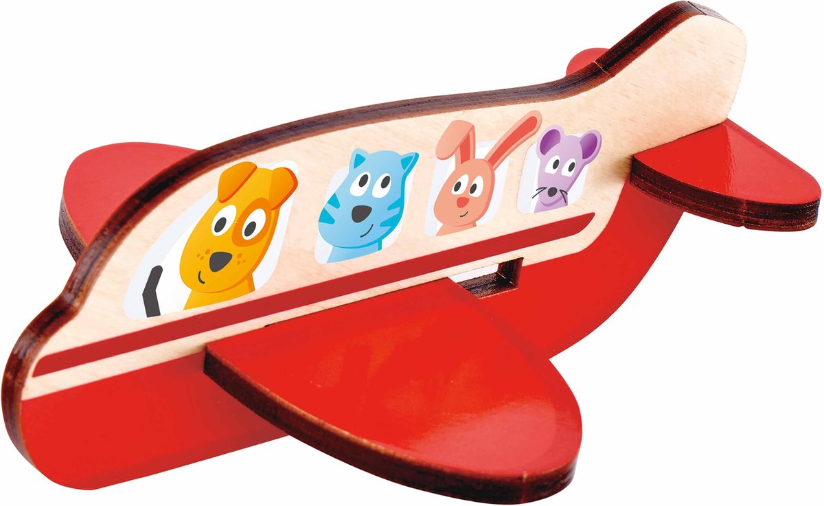 Hape speelgoed - 3d-vliegtuig puzzel - puzzels