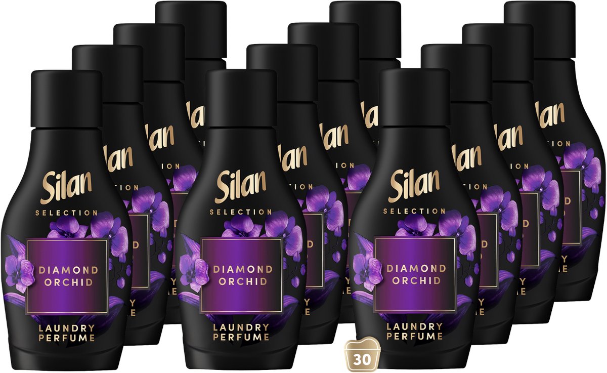 Ammorbidente Silan - essenze floreali - orchidea diamante 540ml - 12x 30 lavaggi - confezione risparmio
