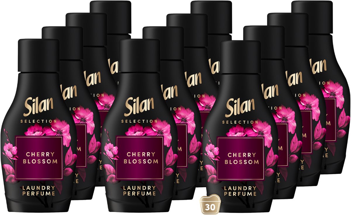 Ammorbidente Silan - essenze floreali - fiori di ciliegio 540ml - 12x 30 lavaggi - confezione risparmio