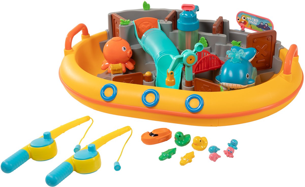Water park set with 2 rods