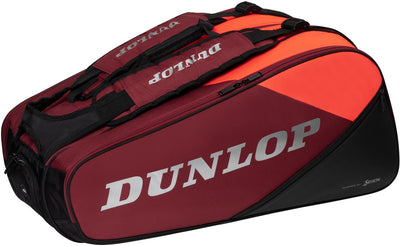 Dunlop - borsa cx psa 12rkt - nero rosso - borsa da squash