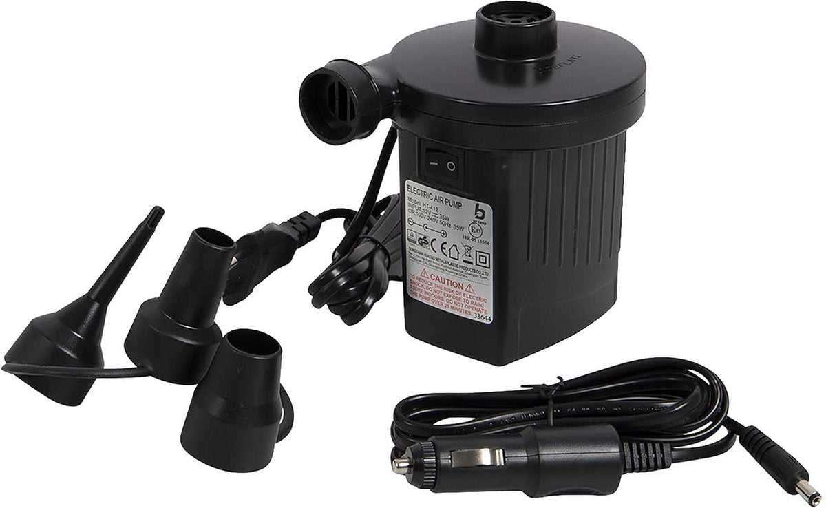 Bo-camp elektrische pomp luchtbed - 12 en 230 volt - 230 liter min