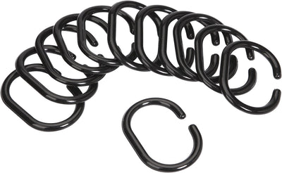 Differnz - shower curtain rings - c-minor - black