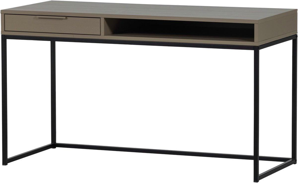 Woood nore bureau - grenen - mud - 75x130x58