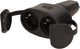 Toma doble Orno - enchufe - goma maciza - ip44 - negro