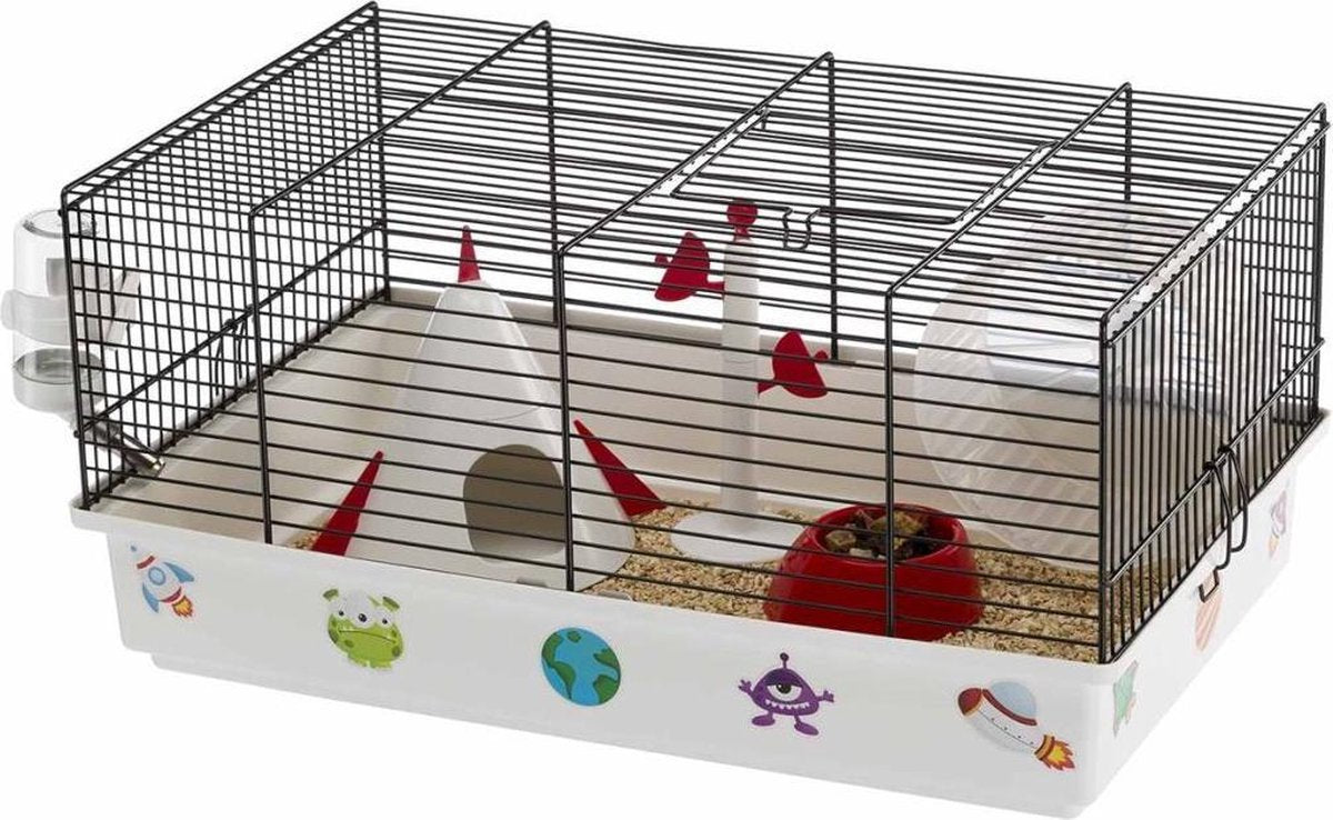 Ferplast hamsterkooi criceti 9 space 46x29.5x23 cm 57009060