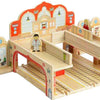Set da gioco Bigjigs in legno Grand Central Station