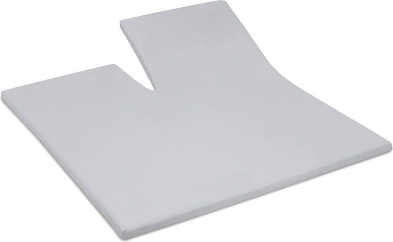 Cenicienta - domingos - sábana bajera ajustable con división - 180x210 cm - hasta 15 cm de altura del colchón - 100% satén de algodón - gris claro