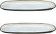 Medard de noblat - nácar sombra - cuenco ovalado grande - 35,5 x 14 cm - 2 partes - gres