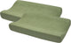 Meyco baby uni aankleedkussenhoes - 2-pack - badstof - olive green - 50x70cm